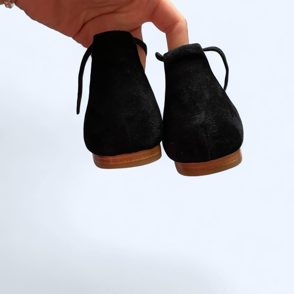 Steve Madden Sweety black suede fringe lace up sandals Size US 7.5 - Picture 6 of 6